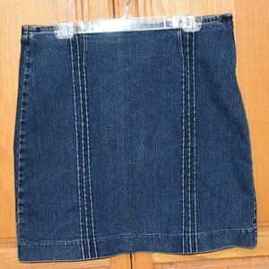 CALVIN KLEIN WOMEN'S JEANS  Denim SKIRT SIZE 10  STRAIGHT CASUAL